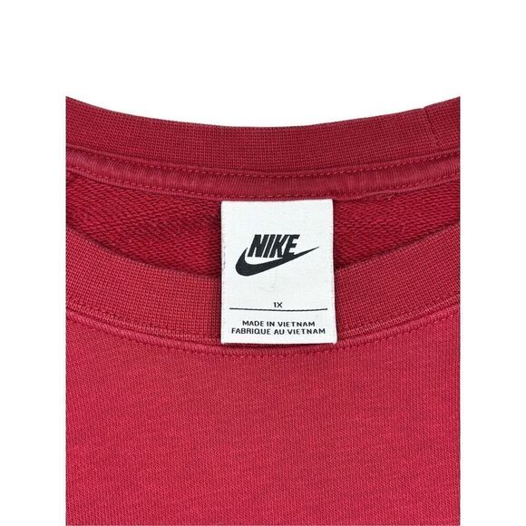 Nike brick colored crewneck sweatshirt- 1X - Picture 4 of 8